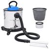 VidaXL Ash Vacuum Cleaner and HEPA Filter 1200W 20 L Stainless Steel