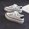 Platform Canvas Shoes Women's New Breathable Versatile Board Shoes Summer Ins Trendy Small Black Shoes