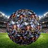 Demon Slayer Print Size 5 Soccer Ball, PU Wear Resistant Football for Match Training and Daily Practice, Birthday Gift for Soccer Fans