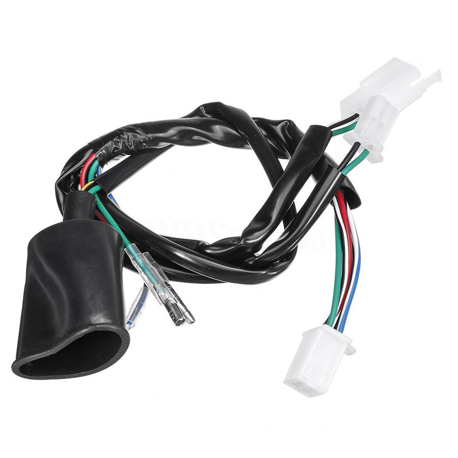 5x CDI Coil Wiring Loom Spark Plug Kill Switch Kit for 50cc-150cc Kick Start ATV