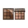 Nine-color Eyeshadow Palette, Matte, Shimmery, Earth-toned, Long-lasting, Powder-free Contouring Eyeshadow