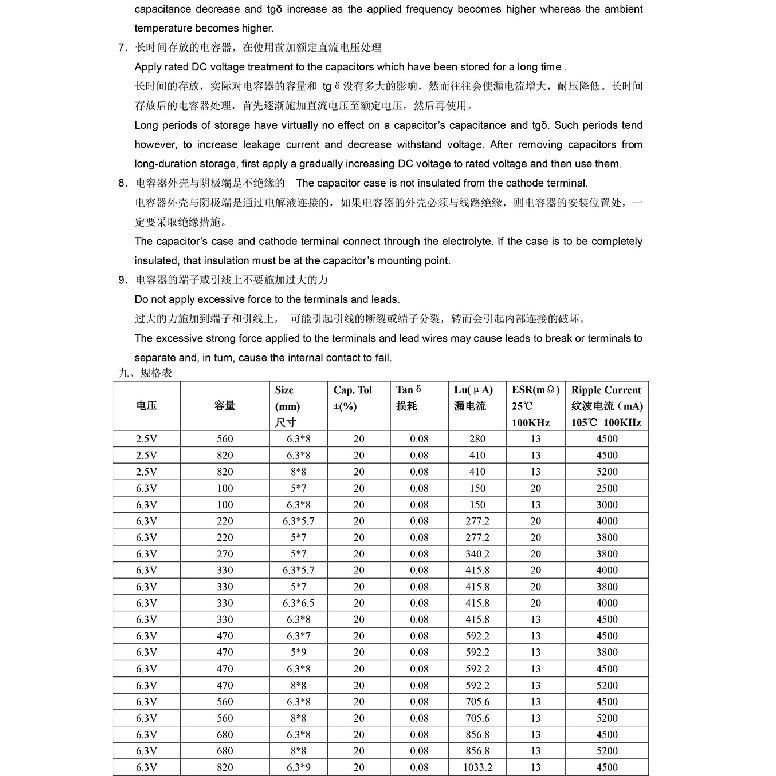 Полимерный твердотельный конденсатор 6.3V 10V 16V 25V 35V 50V 100V 4.7uF 10uF 22uF 33uF 47uF 68uF 100uF 220uF 270uF 330uF 470uF 1000uF 2200uF