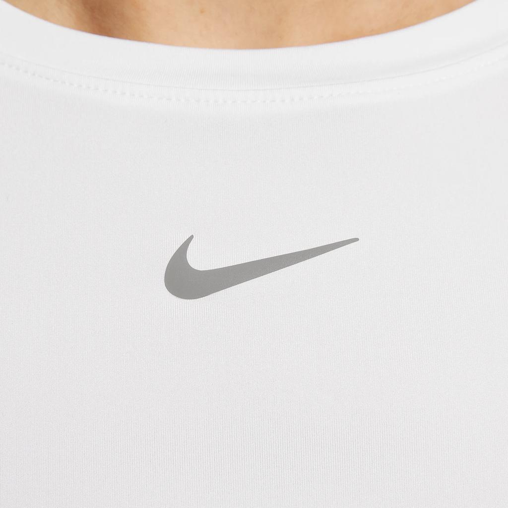 Nike Женская футболка с коротким рукавом Slim Fit с логотипом Белая HJ1055-100