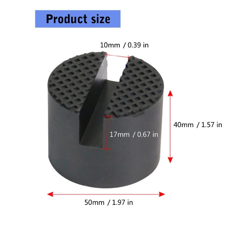 Многократный Автомобиль 5см Толстые Резиновые Домкраты Опорная Подушка Подъемный Блок Подшипник 3 Тонны для Домашнего Гаража Механика
