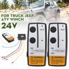 24V 10mA Electric Winch Wireless Remote Control System for Truck Jeep ATV Winch Black