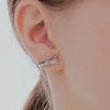 JYDDM 925 Tiny Ribbon Earrings (M)