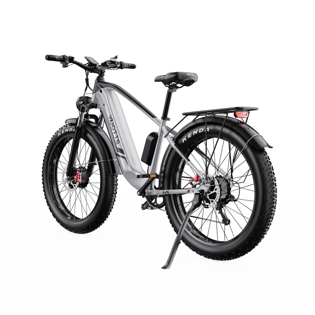 DUOTTS F26 Electric Bike: 750W Motor, 120KM Range, 26" Fat Tires, IPX5 Waterproof, 55° Climbing (Shimano 7-Speed)