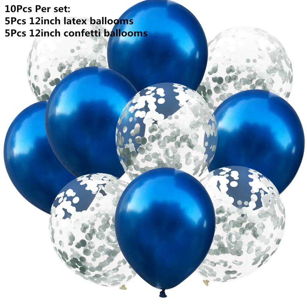 10/14 шт. Микс из розовых розовых шаров, сердечек, звезд, розового золота, конфетти, шары для украшения дня рождения, детей, взрослых, воздушные шары, свадебные шары