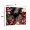 PANEL SZKLANY DO KUCHNI 65x60 Wino