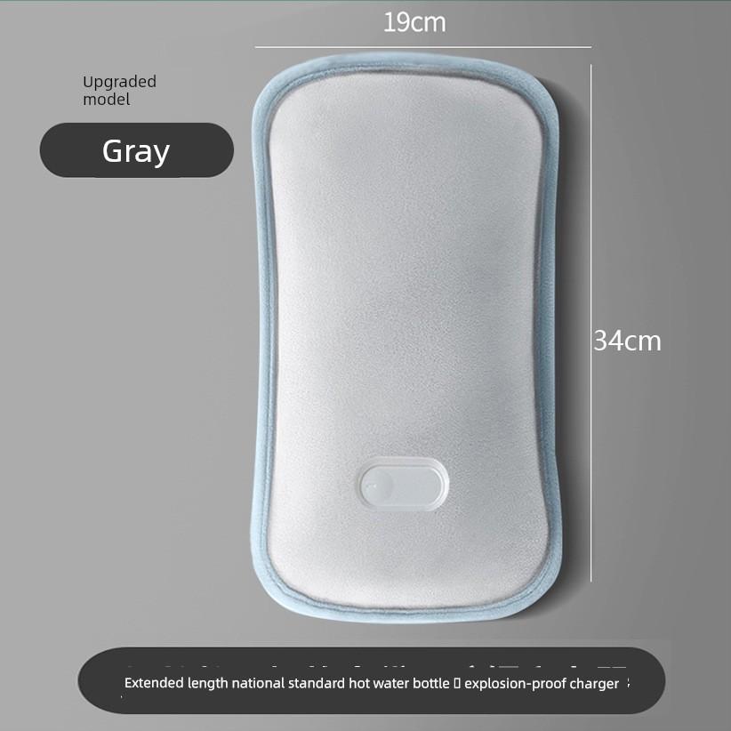 Rechargeable Hot Water Bag Removable and Washable Explosion-Proof Heating Pad for Girls Warm Belly Hand Warmer Plush Cute Cartoon Electric Heater