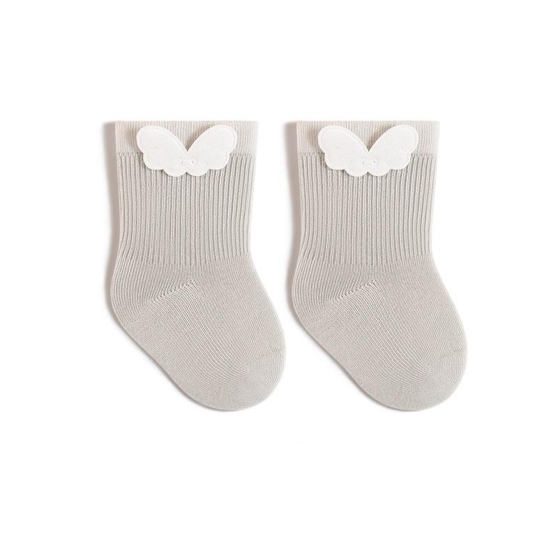 Newborn Cotton Baby Socks For Girls Boys Cute Wing Infant Short Spring Socks For 0-5Years