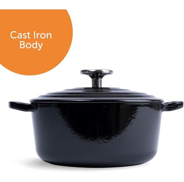 Жаровня BK Cookware Бургундская 24 см Jet Black (H6071.524)