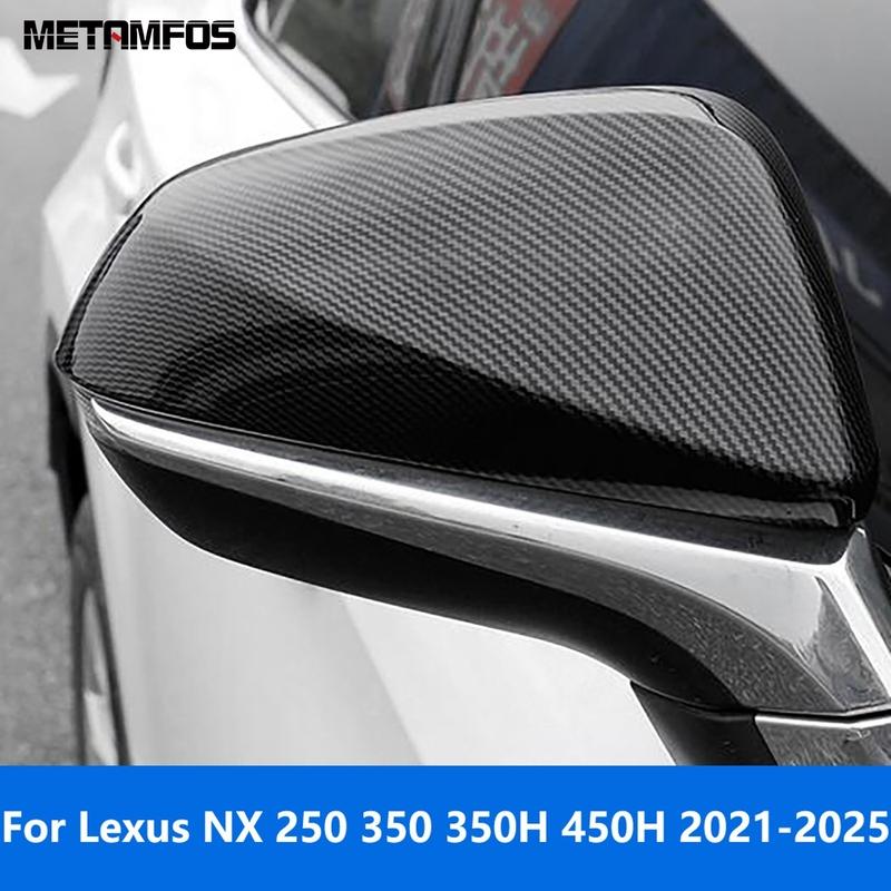 For Lexus NX 250 350 350H 450H 2024 2025 Carbon Fiber Rearview Side Mirror Cover Trim Protection Cap Accessories