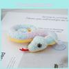 Realistic Tie-dye Snake Plush Toy Soft Pp Cotton Filling Party Decoration
