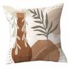 Nordic Abstract Flower Pillowcase Morandi Light Luxury Home Sleeping Pillow Cushion Cover