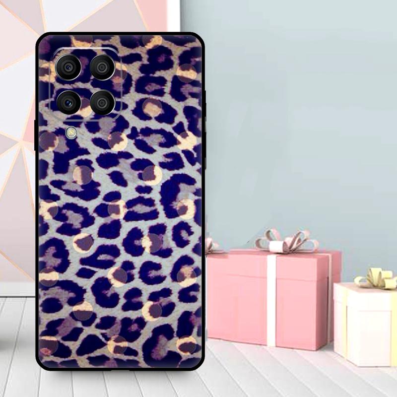 Leopard Pattern Animal Colorful Case For Samsung Galaxy M36 M12 M52 M06 M16 M56 M33 M15 M55 M31 M13 M14 M53 M32 M35 M34 M54