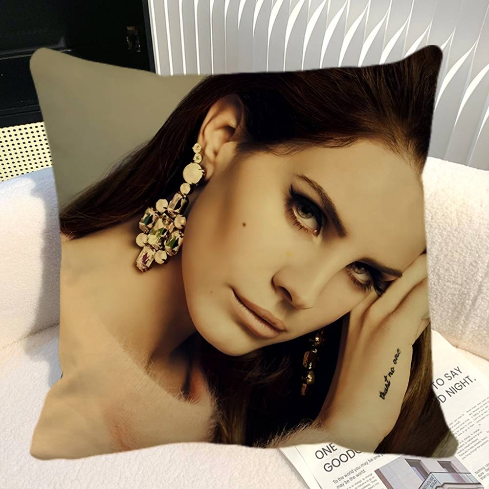 Скандинавская Винтажная Эстетика Чехол на Подушку Lana Del Rey Квадратная Подушка Спальня Диван Отдых Комфортная Подушка Автомобиль Домашний Декор