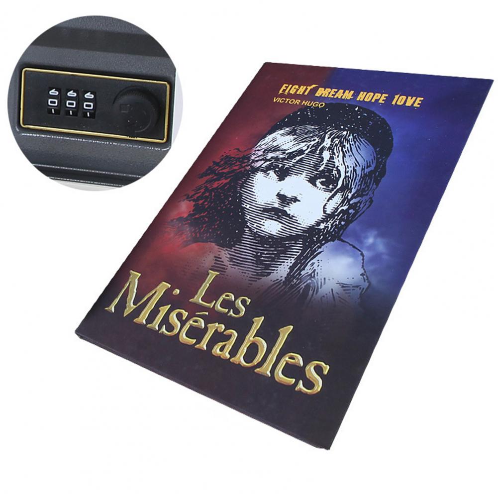 Ящик с паролем Отличный домашний сейф для книг с ключом Тип замка Парольный сейф Портативный депозитный ящик