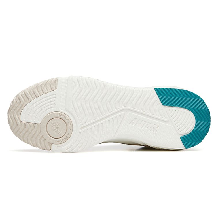 Anta Lifestyle Series Warmth And Anti-Slip High-Top Sneakers Women Sneakers White Gray 122238090R-3