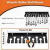 1Pcs Wall Mount Screwdriver Storage Rack Pliers Wrench Organizer Holder  Hardware Tool Organizer