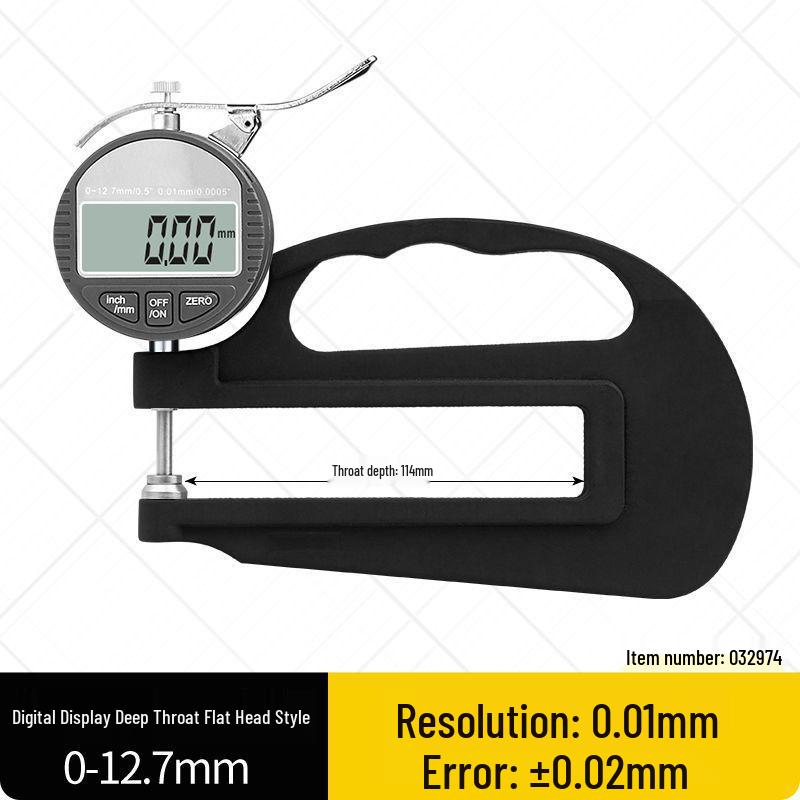 Высокоточный цифровой толщиномер-штангенциркуль с микрометрическим дисплеем