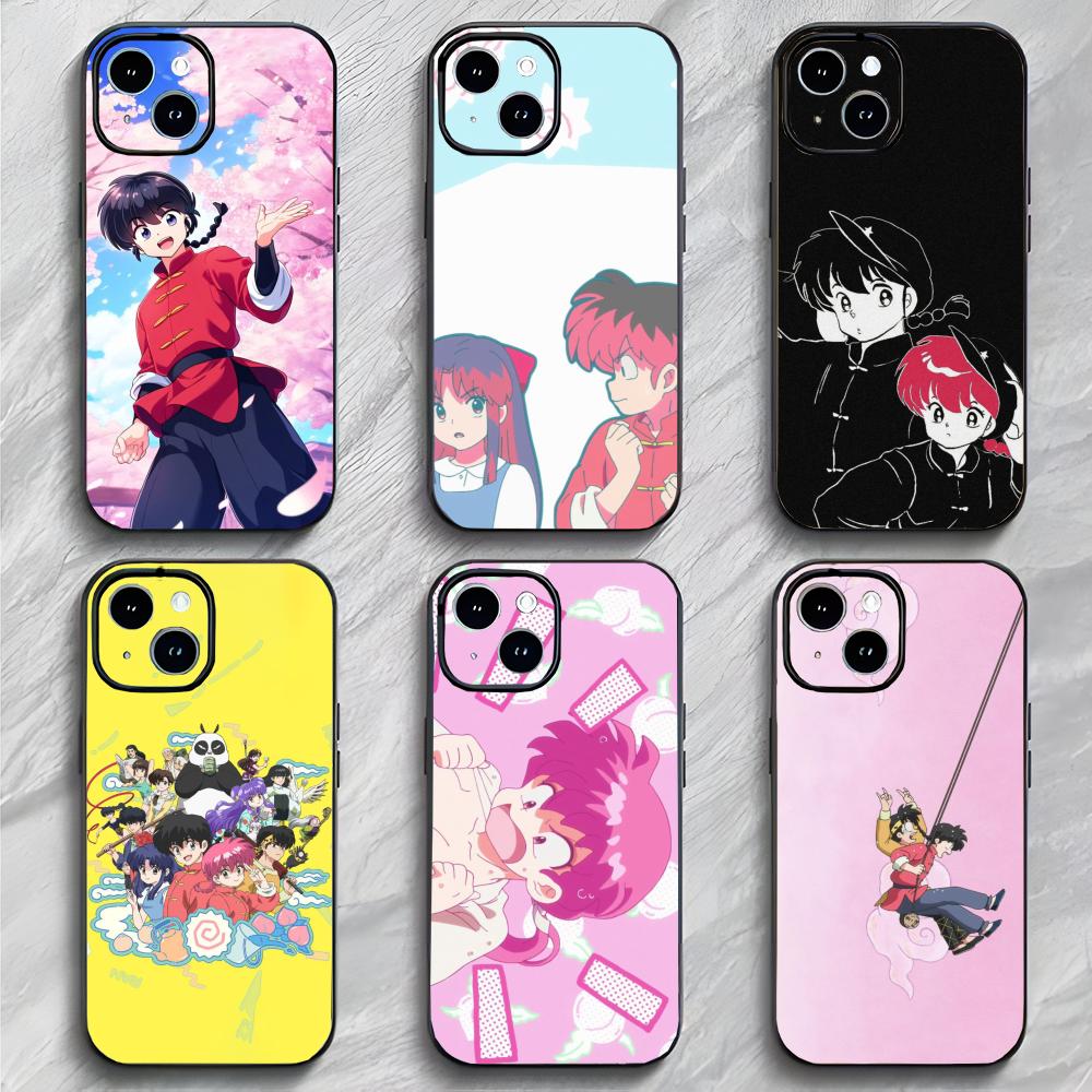 Забавный Классический Анимель R-Ranma 1/2 Чехол для Телефона Чехол для Телефона Мягкая Упаковка Легкий Для iPhone17 16 15 14 13ProMax