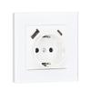 Standard Type C 5V 2.1A USB Concealed Mounted Socket Tempered Glass Panel Wall Socket 82 Type  3520W