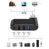4-портовый USB 3.0 2.0 хаб, вращающийся на 180°, USB C, высокоскоростная передача данных, разветвитель для дисков, адаптер для ноутбука, ПК