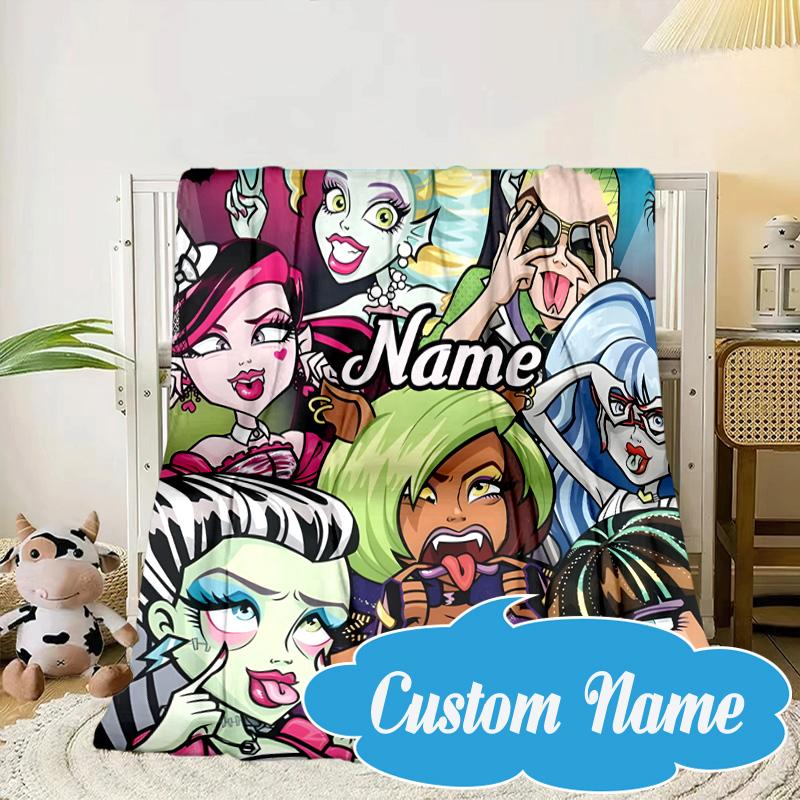 Custom Name High Party Blanket bed sofa Blanket Flannel Blanket for Camping, Hiking, Picnic Essentials,gift for Fan family