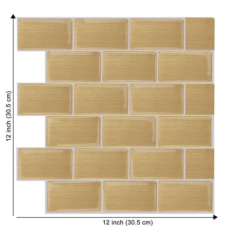 Яркая 3D самоклеящаяся наклейка Кухонный фартук из плитки для настенного декора в ванной