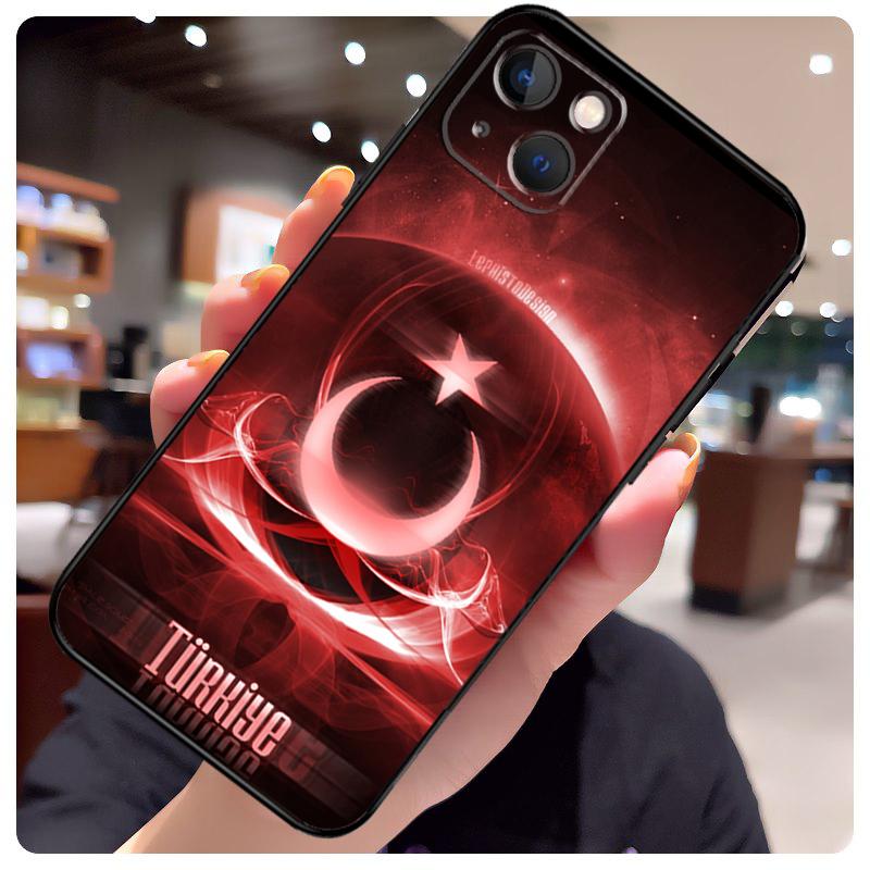 Turkey Turkish Flag Case For iPhone 17 Pro Max 15 14 13 11 12 16 Pro Max mini 15 16 Plus 16e 17 Air Phone Cover