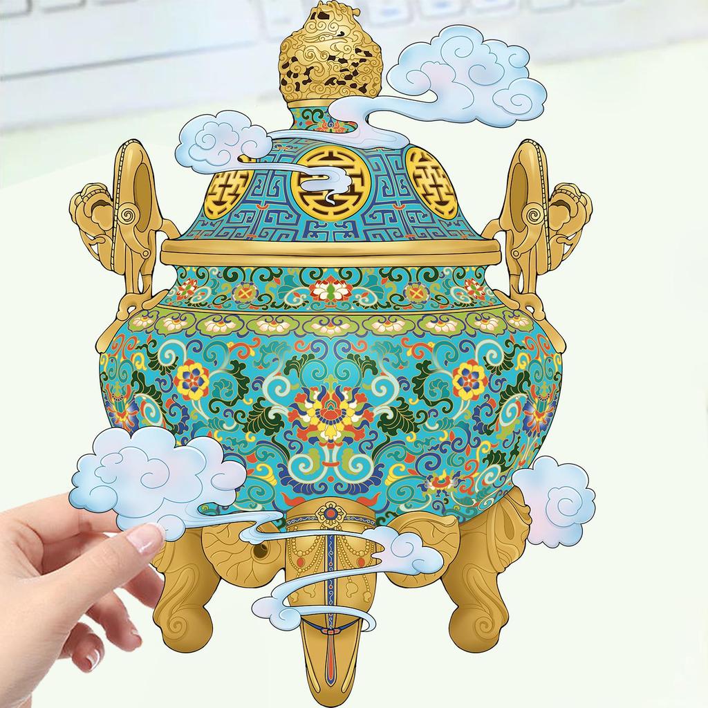 Коллекция 3D наклеек с пейзажами: Дизайн DIY-домика, Прозрачные ПЭТ-наклейки для снятия стресса