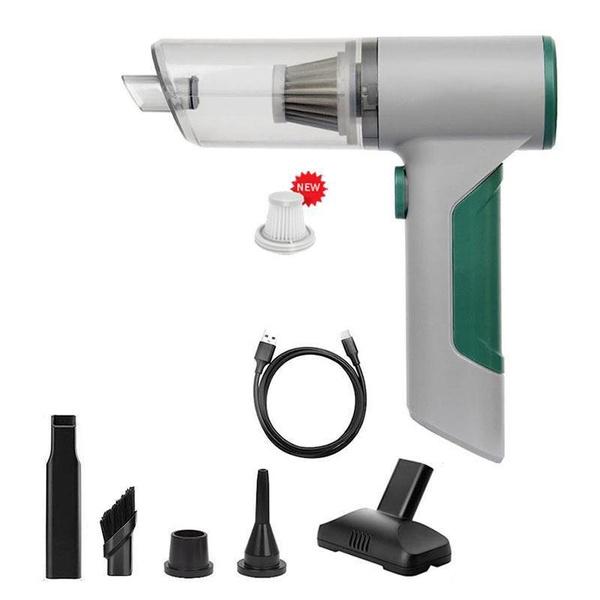 3-in-1 Powerful Wireless Car Vacuum Cleaner Multifunctional Vacuuming/Inflating/Brushless Motor 4 Gear Adjustment Portable Strong Cleaner