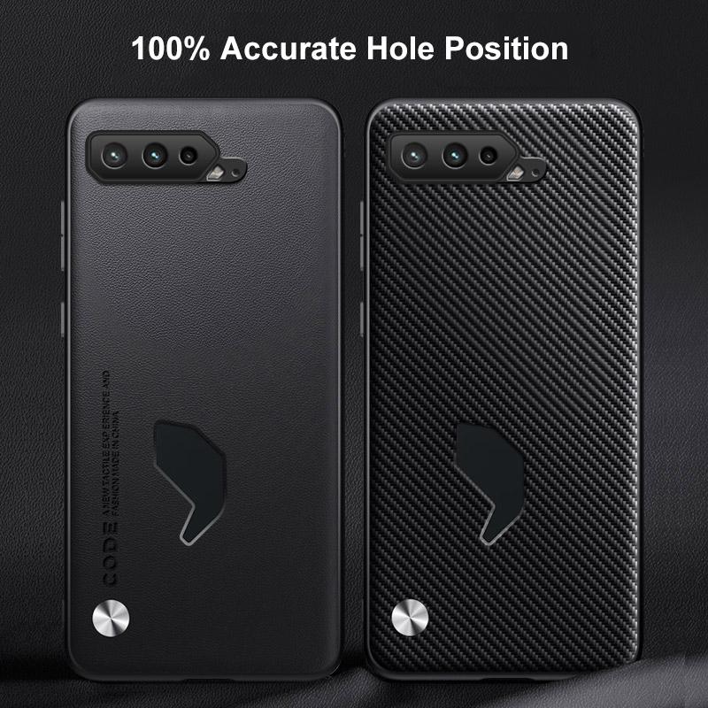 EUCAG Роскошный чехол из ПУ-кожи для Asus ROG Phone 5 S 5S Задняя крышка Ударопрочная защитная крышка для телефона для Asus ROG Phone5 S 5G