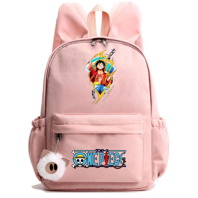 Anime One Piece Backpack Teenager Girl Boy Backpack Schoolbag Back To School Bookbag Men Women Leisure Travel Bag Daily Bag