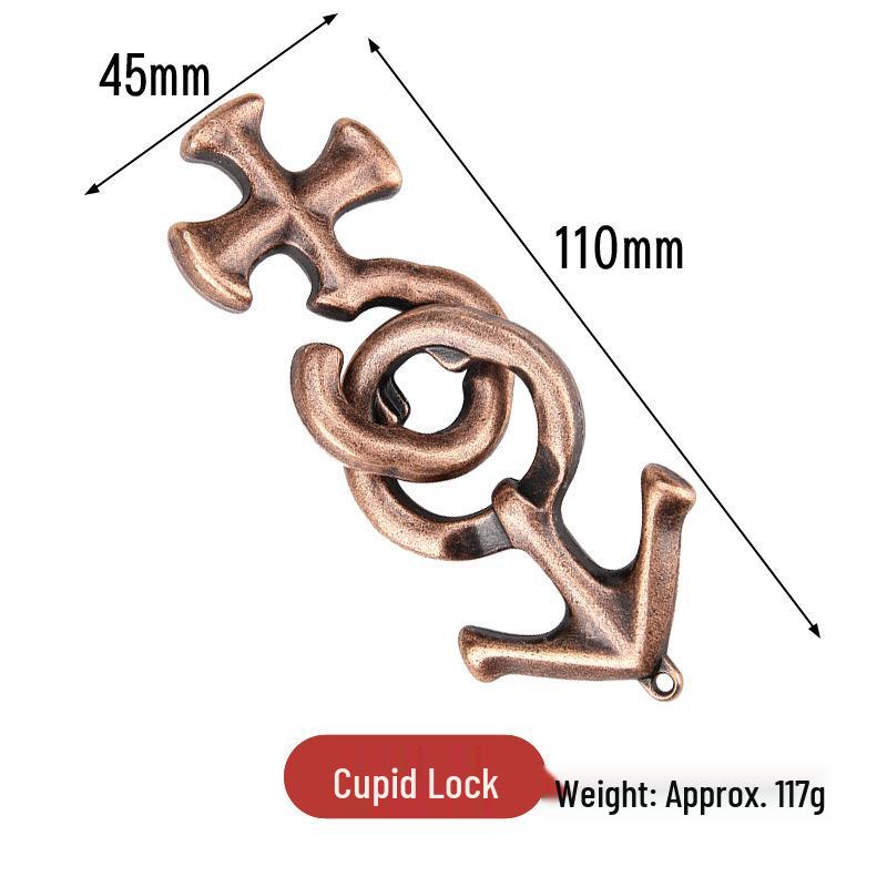Замок Конгмин 9 звеньев IQ-пазл - Образовательная игрушка из цинкового сплава для взрослых и детей