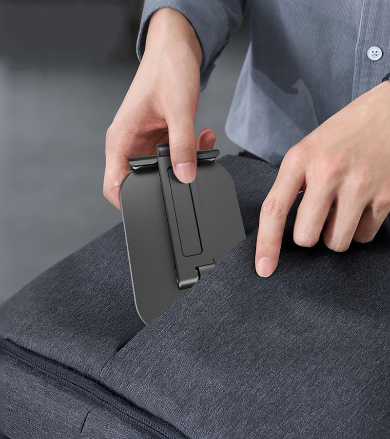 Foldable Mobile Phone Holder Three Sections Desktop Tablet Holder For IPhone IPad Samsung Xiaomi Universal Table Cellphone Stand