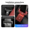 D1-2pcs Car Suede Belt Buckle Protector Anti-Scratch Safety Base For Benz W202 W212 W126 W140 W168 W177 CLS GLE GLC GLS CLA