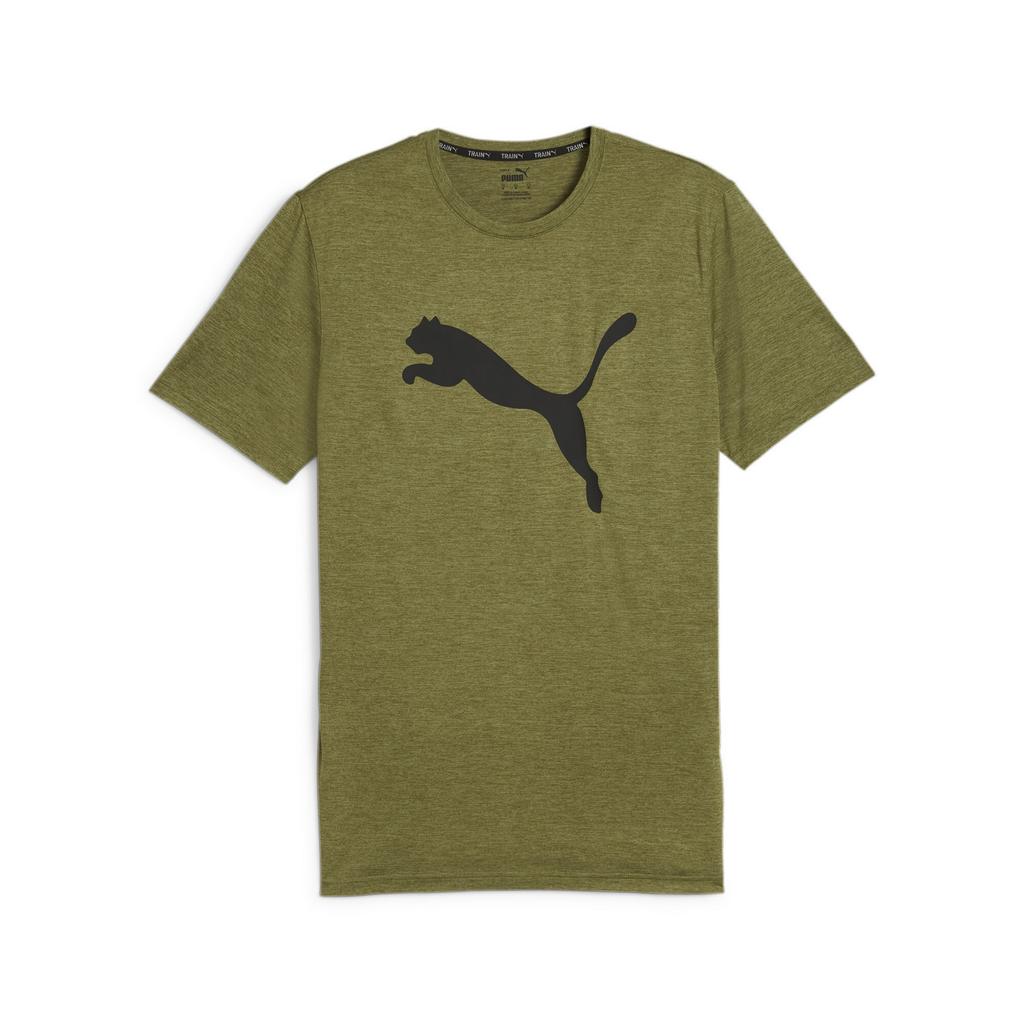 Puma TRAIN FAV HEATHER CAT men's T-shirt green 52235299 r M