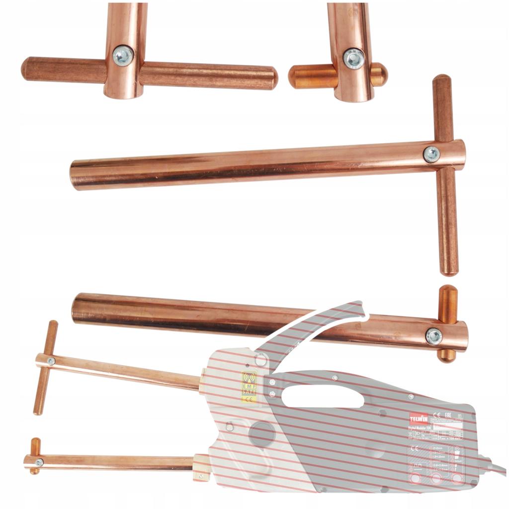Ramiona do zgrzewarki kleszczowe xa6 l250mm do zgrzewarki telwin modular