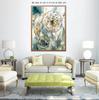 5DDIY Diamond Painting, Comic Dandelion, Full Embroidery Kit Home Decoration Needlework