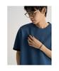 8SECONDS Double-Weave Turn-Up Round Short Sleeve Knit Blue