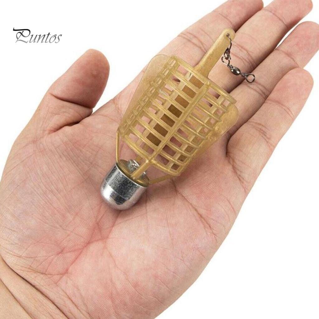 Puntos 20g/30g/40g/50g Carp Fishing Bait Feeder Lure Holder Trap Fishing Cage Basket