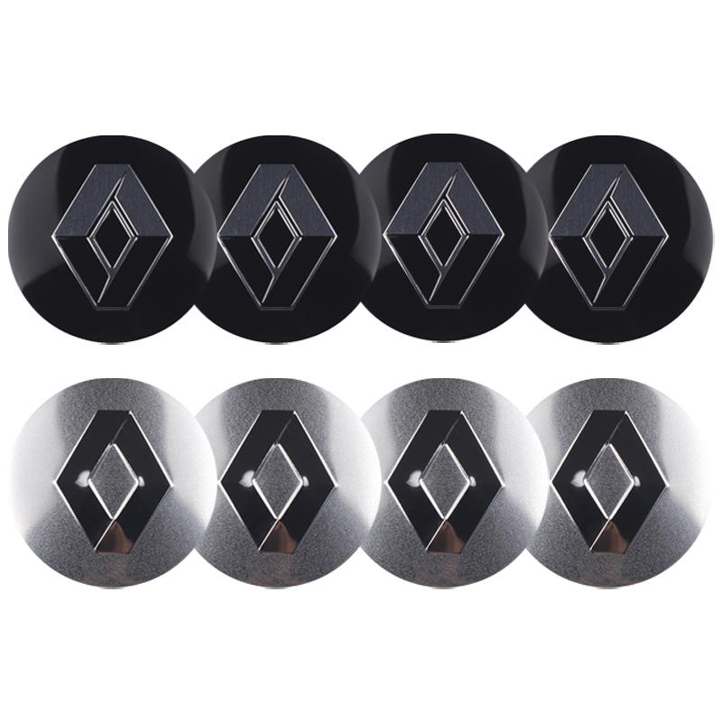 4pcs 56MM Car Wheel Center Cover Hub Caps Stickers Accessorie For Renault Fluence Scenic Duster Logan Clio 2 3 Trafic Zoe Trafic Z999
