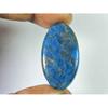 38 карат Натуральный неоново-голубой апатит Овальный кристалл Кабошон Свободный драгоценный камень 22X37 мм SK-2073