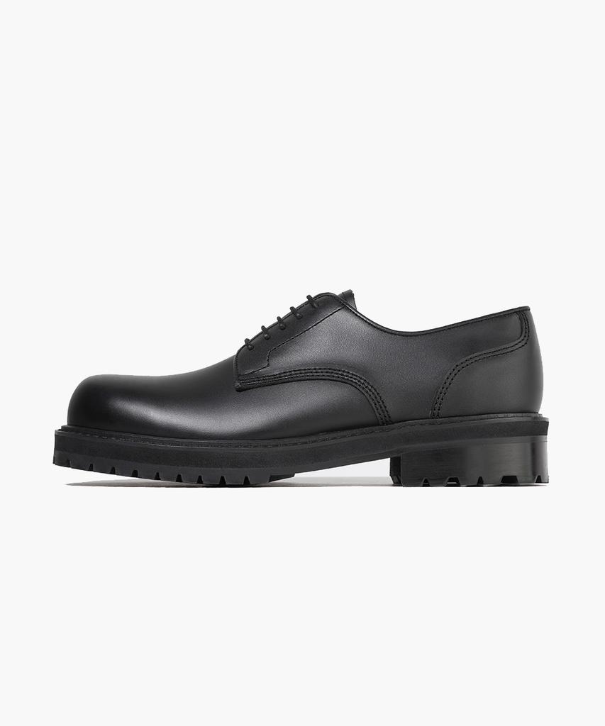 Firenze Atelier [Vibram] Минималистичная Смелая Форма Повседневный Дерби на 5 Шнурках 1080 [Черный Fg]