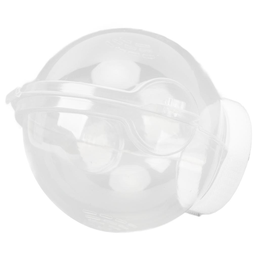 Cat Transparent Muzzle Breathable Prevent Biting Licking Adjustable Cat Hood Helmet for Grooming Bathing