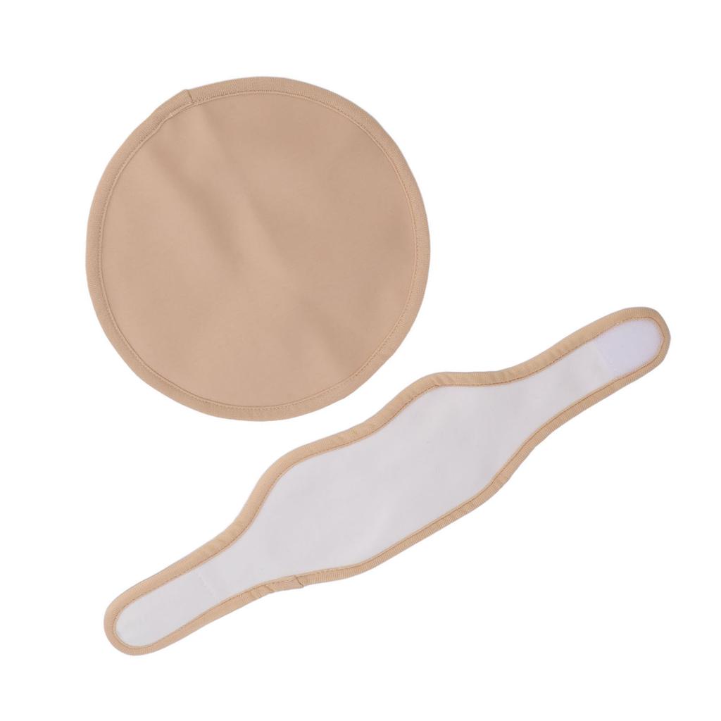 2pcs Castor Oil Packs Set Promote Sleep Hot Cold Compress Reusable Castor Oil Wrap for Chest Neck