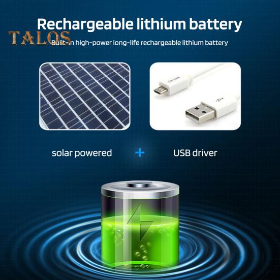 Вентилятор на солнечной батарее с трехскоростной регулировкой Мощный воздушный поток Низкий уровень шума Аккумуляторная рыбацкая шапка Охлаждающий вентилятор с зажимом Принадлежности для кемпинга