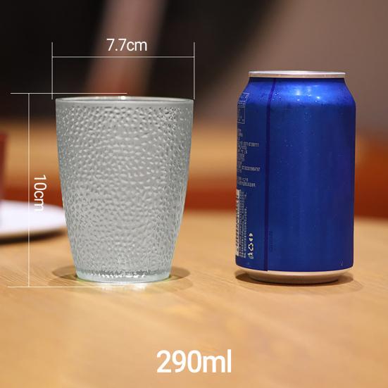 Многоразовый стакан для питья, термостойкий, утолщенный акриловый, в горошек, для бара, ресторана, стакан для воды